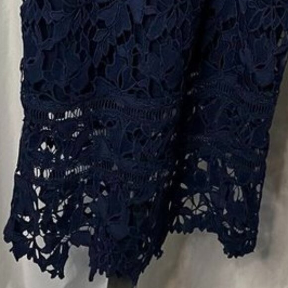 ASTR The Label Navy Lace Midi Dress XL - Picture 8 of 11